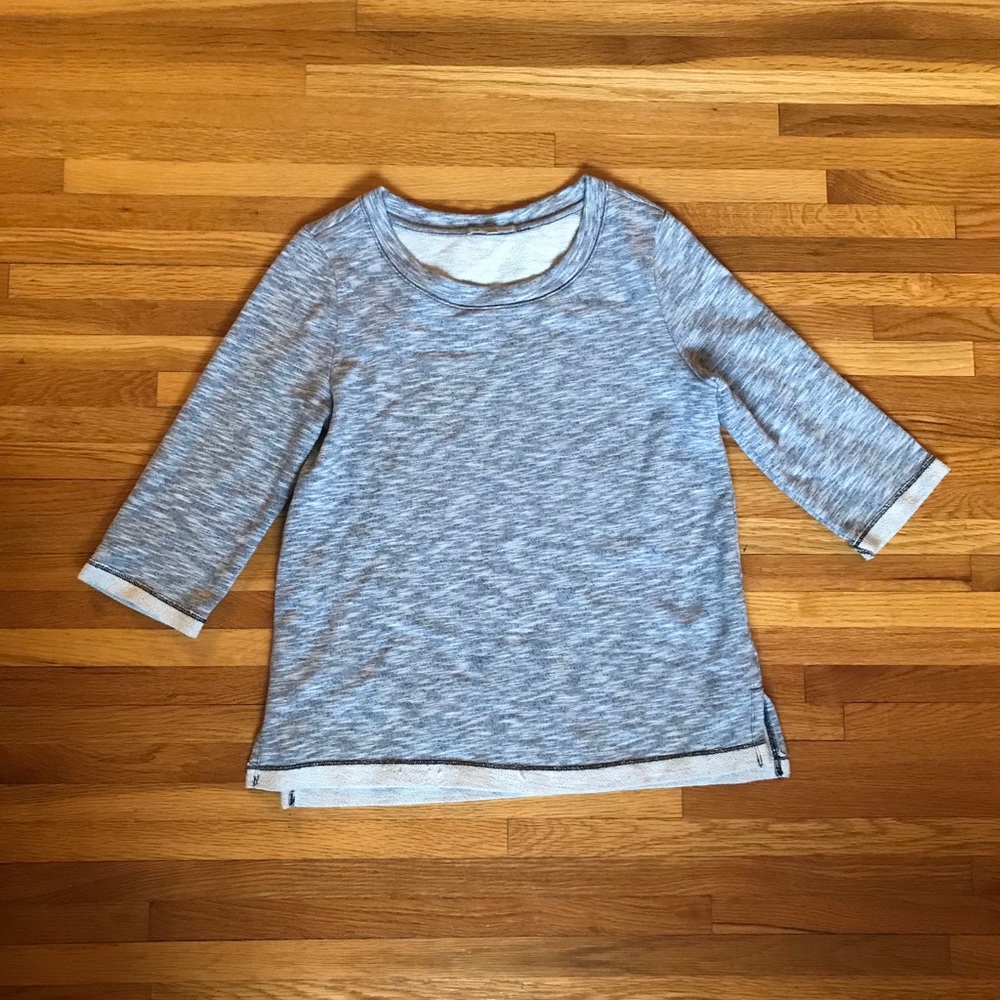 Marled-blue GAP Top